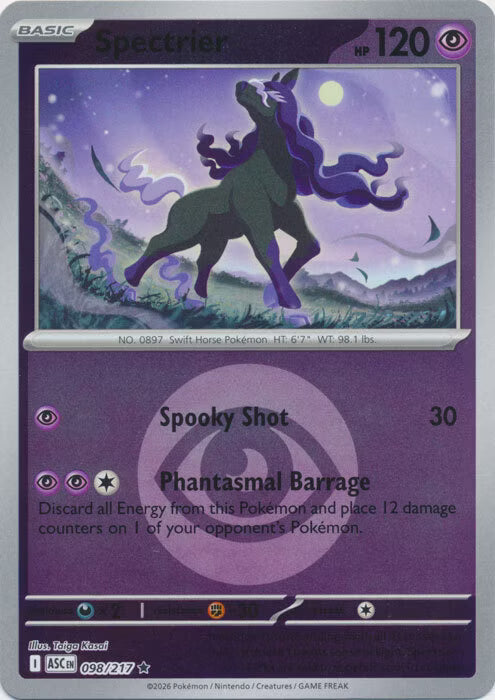 Ascended Heroes - 098/217 - Spectrier - Energy Reverse Holo