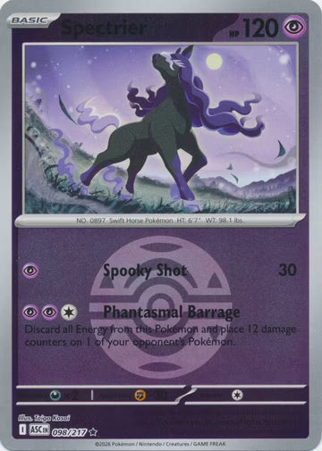 Ascended Heroes - 098/217 - Spectrier - Ball Reverse Holo