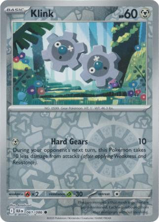 Black Bolt - 061/086 - Klink - Reverse Holo
