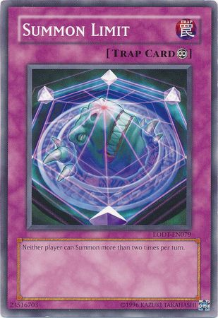 LODT-EN079 - Summon Limit