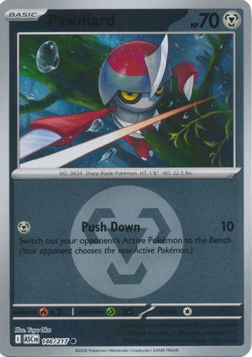 Ascended Heroes - 146/217 - Pawniard - Energy Reverse Holo