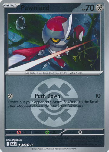 Ascended Heroes - 146/217 - Pawniard - Ball Reverse Holo