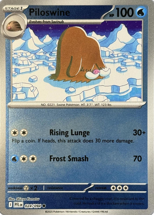 Phantasmal Flames - 024/094 - Piloswine - Reverse Holo