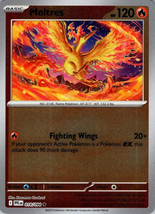 Phantasmal Flames - 014/094 - Moltres - Reverse Holo