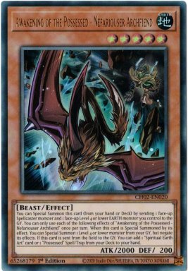 CH02-EN020 - Awakening of the Possessed - Nefariouser Archfiend