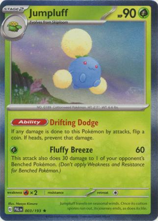 Paldea Evolved - 003/193 - Jumpluff - Holo