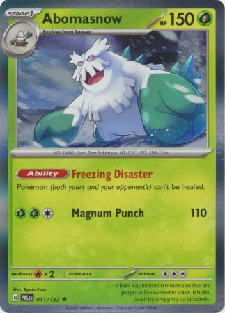 Paldea Evolved - 011/193 - Abomasnow - Holo