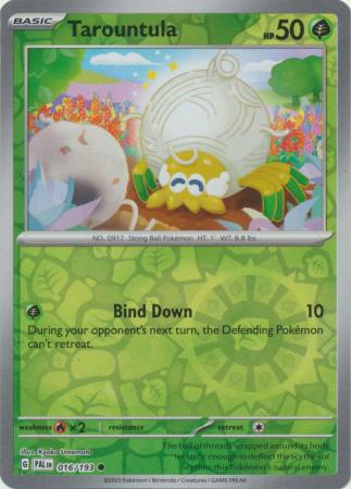Paldea Evolved - 016/193 - Tarountula - Reverse Holo