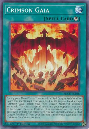 SDCK-EN026 - Crimson Gaia