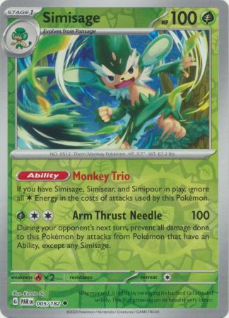 Paradox Rift - 005/182 - Simisage - Reverse Holo
