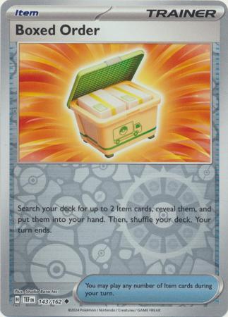 Temporal Forces - 143/162 - Boxed Order - Reverse Holo