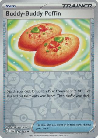 Temporal Forces - 144/162 - Buddy-Buddy Poffin - Reverse Holo