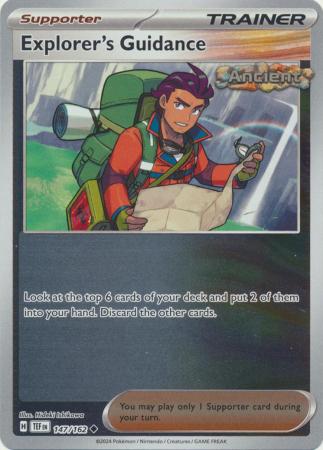 Temporal Forces - 147/162 - Explorer's Guidance - Reverse Holo