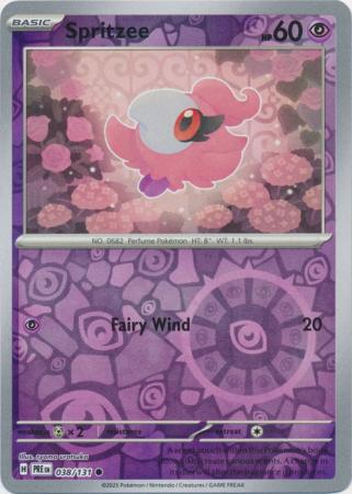 Prismatic Evolutions - 038/131 - Spritzee - Reverse Holo