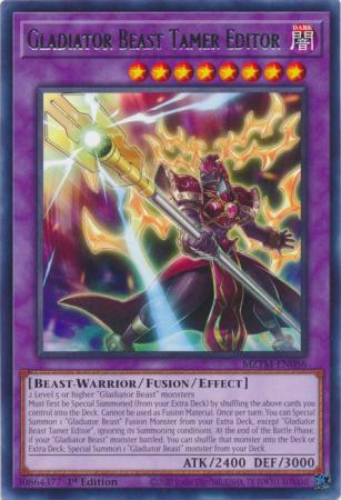 MZTM-EN086 - Gladiator Beast Tamer Editor
