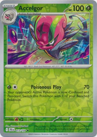 Journey Together - 013/159 - Accelgor - Reverse Holo