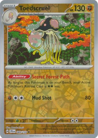 Journey Together - 089/159 - Toedscruel - Reverse Holo