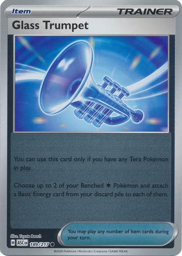 Ascended Heroes - 189/217 - Glass Trumpet - Reverse Holo