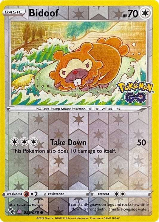 Pokémon GO - 059/078 - Bidoof (Ditto) - Unpeeled