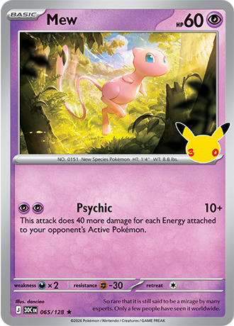 30th Celebration - 065/128 - Mew
