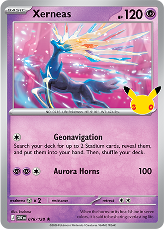 30th Celebration - 076/128 - Xerneas