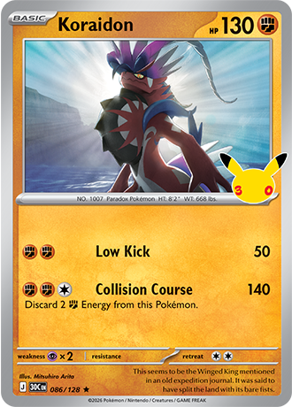 30th Celebration - 086/128 - Koraidon