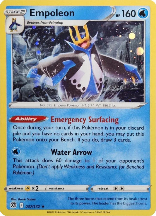 BRS - 037/172 - Empoleon - Cosmos Holo