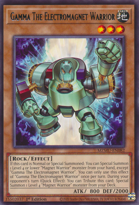 MZMU-EN082 - Gamma The Electromagnet Warrior
