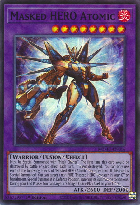 MZMU-EN016 - Masked HERO Atomic