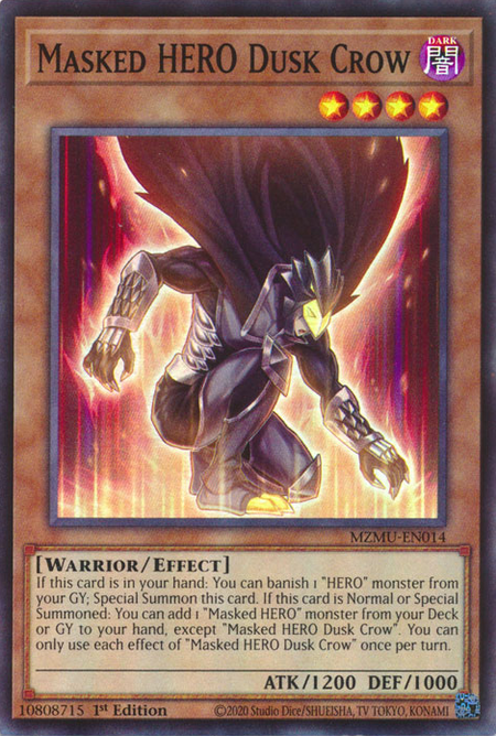 MZMU-EN014 - Masked HERO Dusk Crow