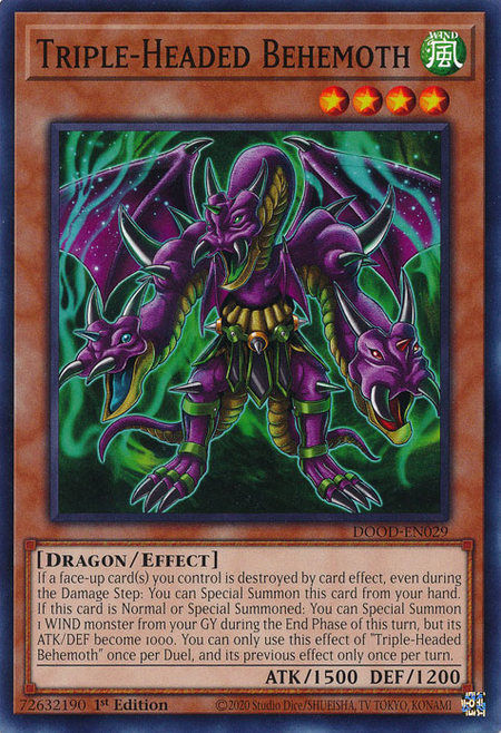 DOOD-EN029 - Triple-Headed Behemoth