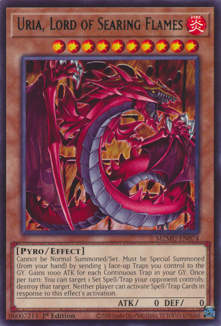 MZMU-EN074 - Uria, Lord of Searing Flames