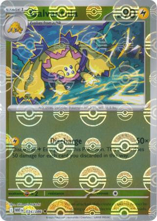 White Flare - 034/086 - Galvantula - Poké Ball Reverse Holo