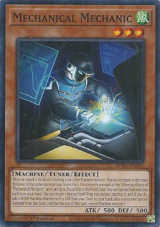 BPRO-EN081 - Mechanical Mechanic