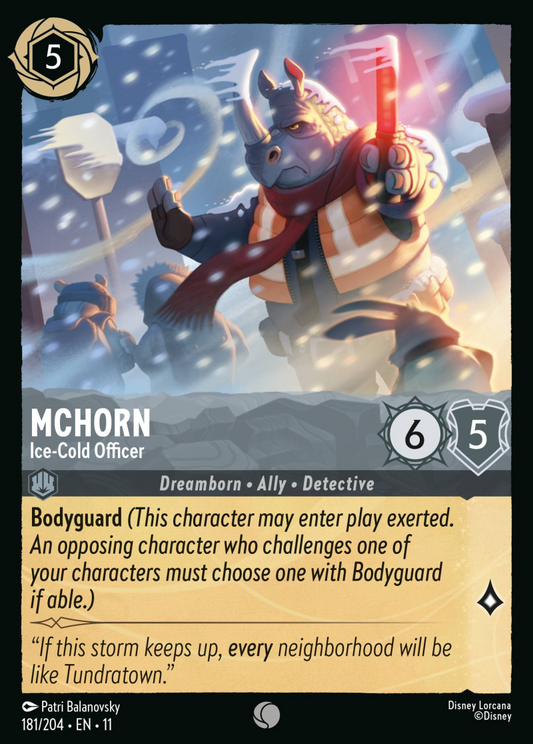 Winterspell - 181/204 - McHorn - Ice-Cold Officer