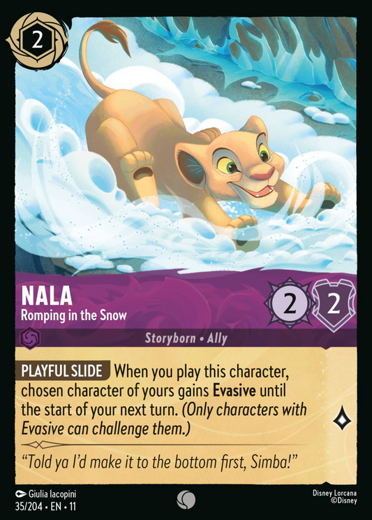 Winterspell - 035/204 - Nala - Romping in the Snow