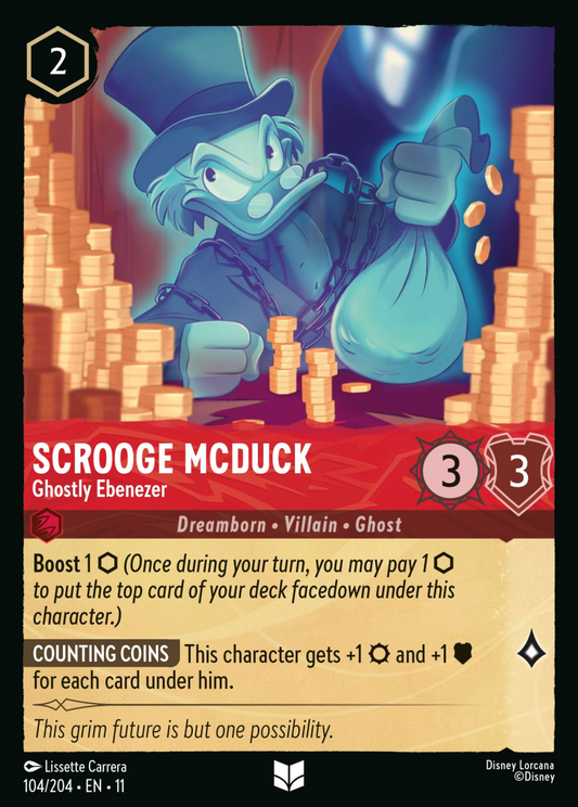 Winterspell - 104/204 - Scrooge McDuck - Ghostly Ebenezer
