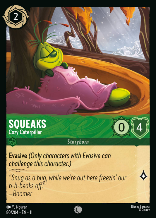 Winterspell - 080/204 - Squeaks - Cozy Caterpillar