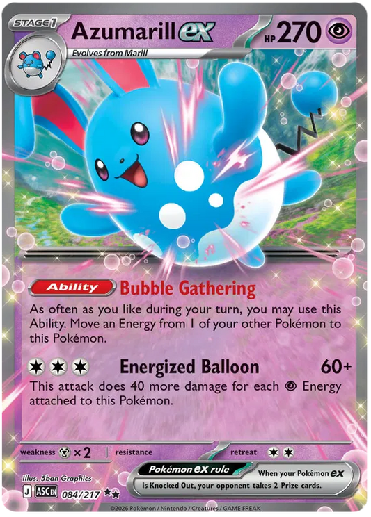Ascended Heroes - 084/217 - Azumarill ex