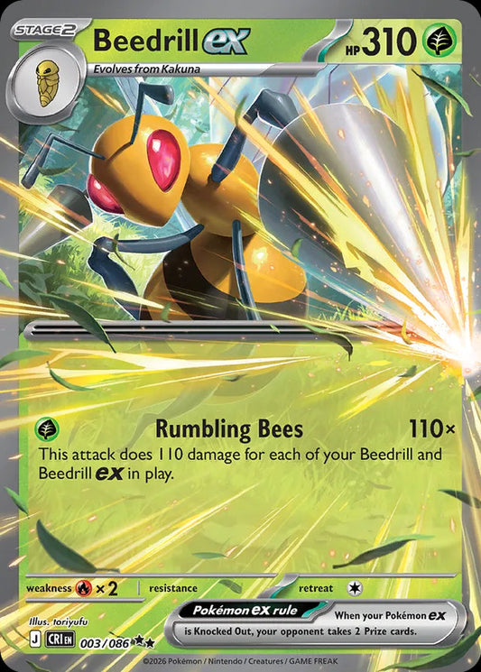 Chaos Rising - 003/086 - Beedrill ex