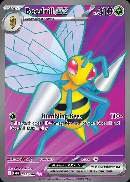 Chaos Rising - 098/086 - Beedrill ex