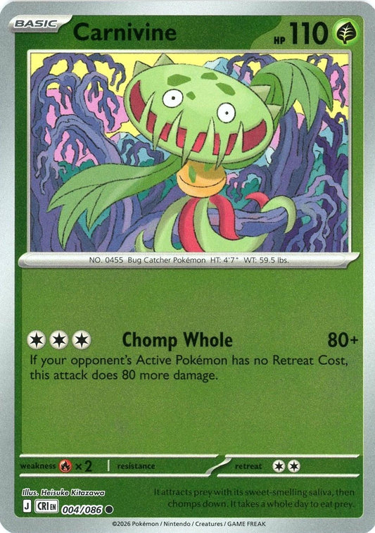 Chaos Rising - 004/086 - Carnivine - Reverse Holo
