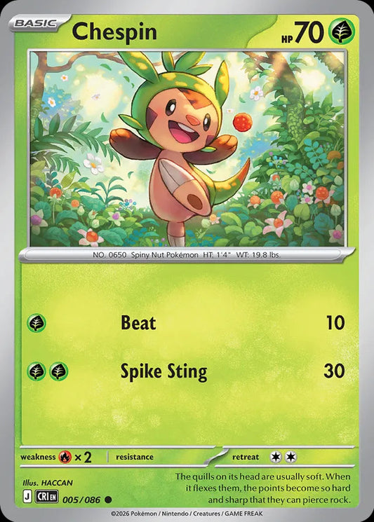 Chaos Rising - 005/086 - Chespin