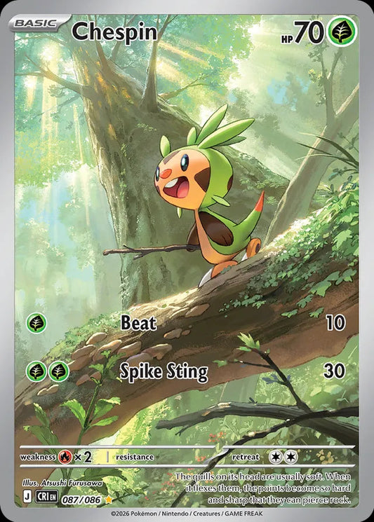 Chaos Rising - 087/086 - Chespin
