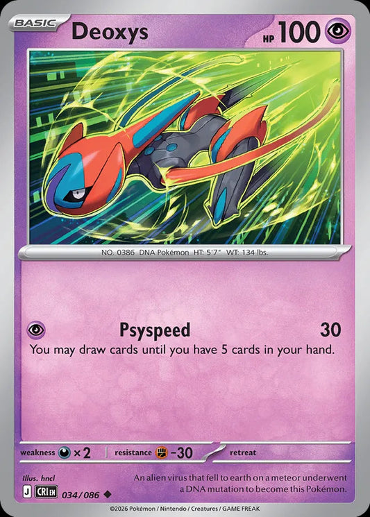 Chaos Rising - 034/086 - Deoxys