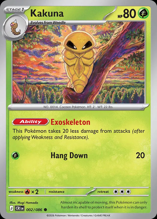 Chaos Rising - 002/086 - Kakuna
