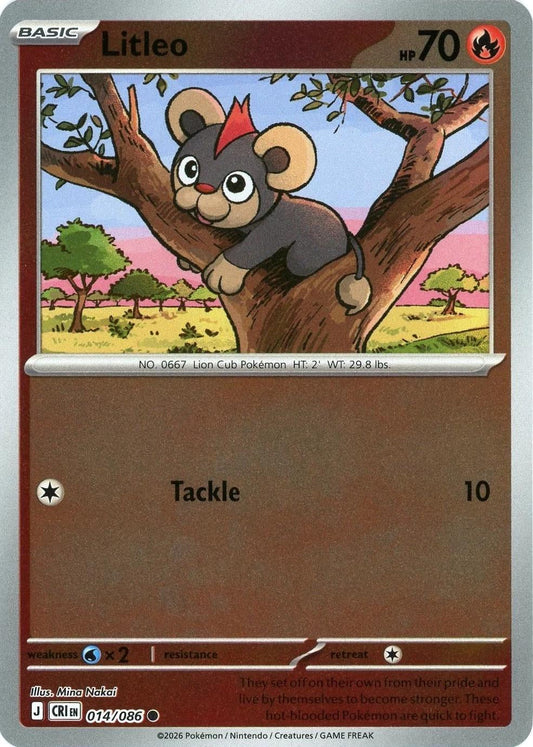 Chaos Rising - 014/086 - Litleo - Reverse Holo