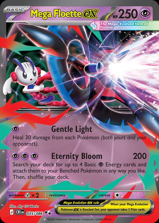 Chaos Rising - 035/086 - Mega Floette ex