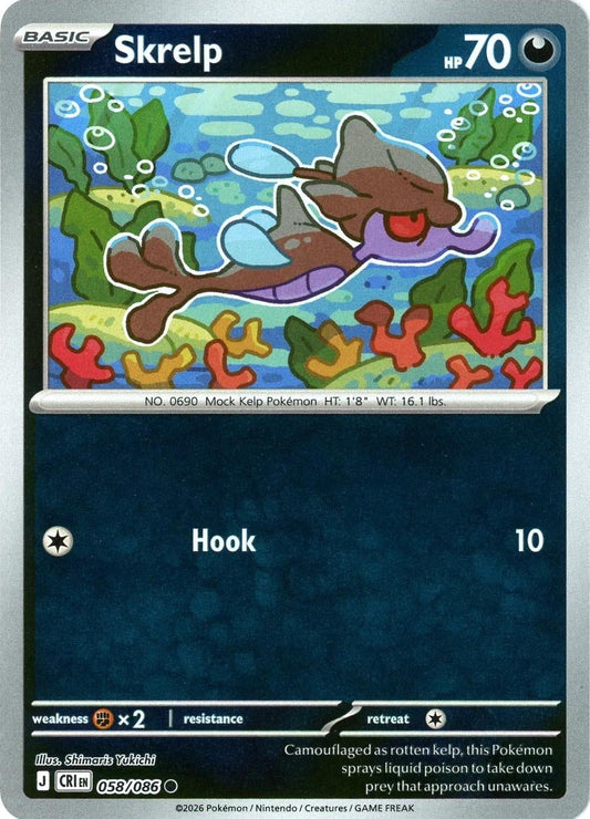 Chaos Rising - 058/086 - Skrelp - Reverse Holo