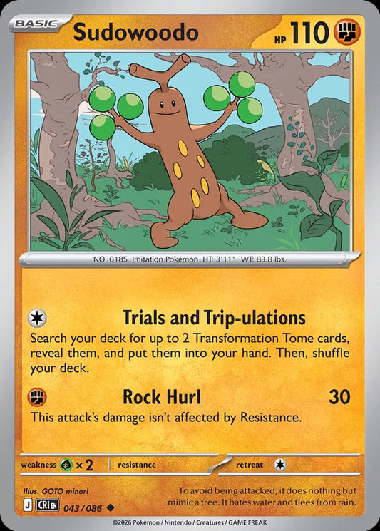 Chaos Rising - 043/086 - Sudowoodo